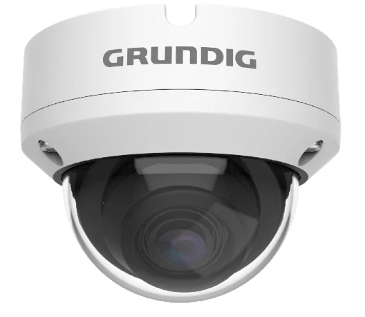 GD-CU-AC5617V 5.0 Mpix venkovní antivandal dome IP kamera s IR přísvitem, kompresí H.265, WDR, mikrofonem a funkcemi AI