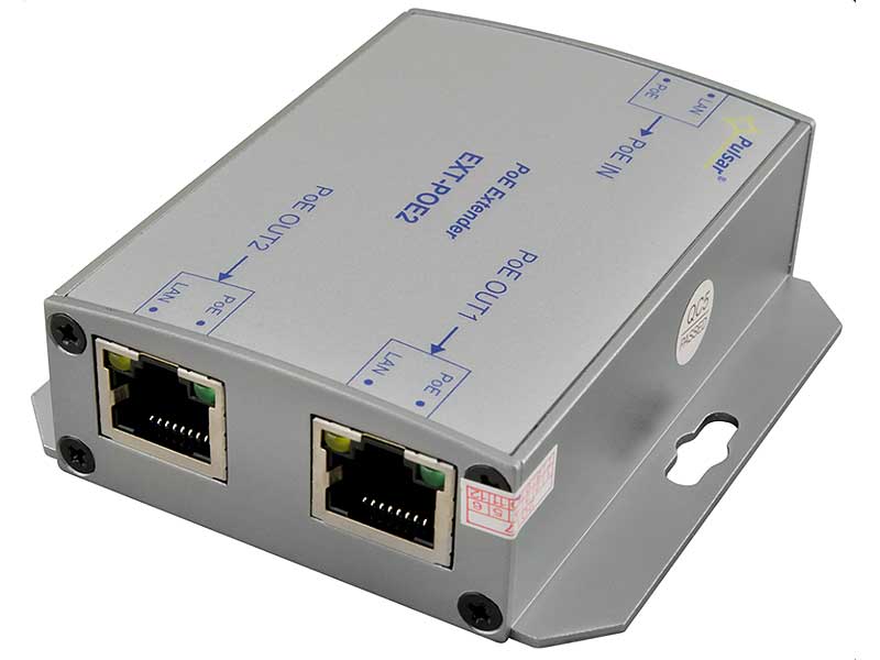 EXT-POE2 POE extender pro 2 kamery, prodloužení trasy o 100 m včetně POE