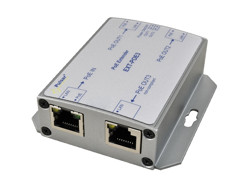 EXT-POE3 POE extender pro 3 kamery, prodloužení trasy o 100 m včetně POE