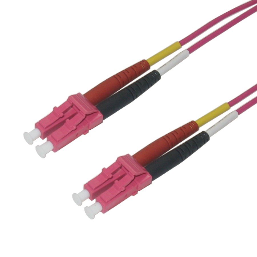 LEXI-Net Patch kabel 50/125, LC-LC OM4, 1,5m duplex