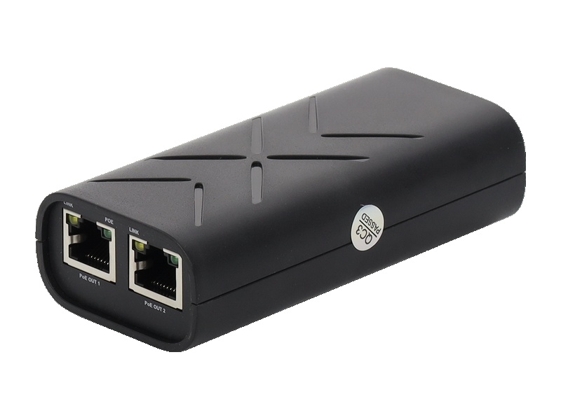 EXT-POEG2 LAN a PoE extender, 1x RJ-45 vstup, 2x RJ-45 výstup, LAN 10/100/1000Mbps,…