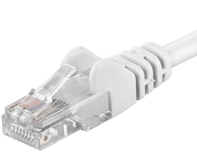 PremiumCord Patch kabel UTP RJ45-RJ45 level 5e 7m bílá