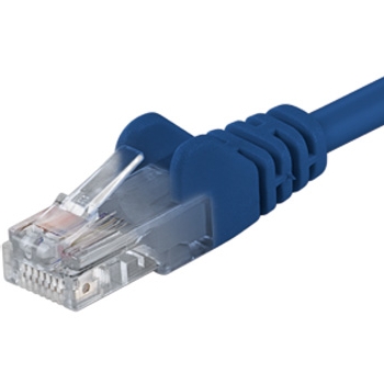 PremiumCord Patch kabel UTP RJ45-RJ45 level 5e 7m modrá