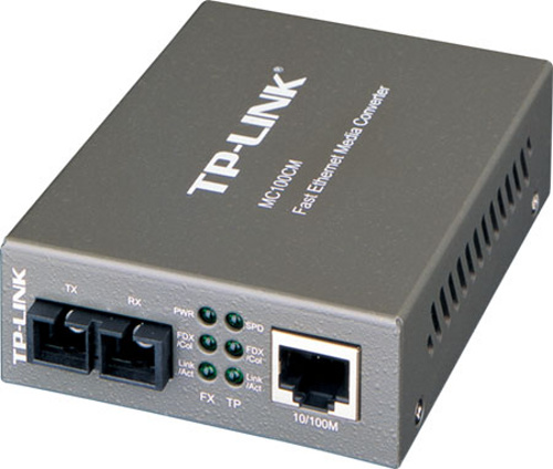 Převodník TP-Link MC100CM konvertor, 1x10/100M RJ45 / 1 x multi-mode S - Verze 2 (9V)