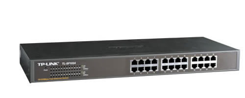 Switch TP-Link TL-SF1024 switch 24x Lan, 19"rack, poškozený obal